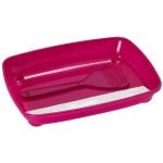 Moderna Kitten Hot Pink Styartkit set (činija, lopatica, kesa za izmet)