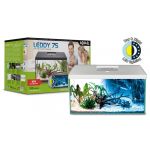 Aquael Akvarijum Set Leddy 75 D&N 2.0 Beli 105L / 75x35x40cm