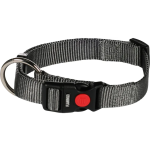 Flamingo Ogrlica Ziggi Tamno Siva M 40-55cm x 20mm