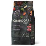 Grandorf Dog Fresh Adult Mini Breeds Pačetina 1kg