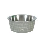 475553TAU Zolux Love Dog Činija Od Nerđajućeg Čelika Taupe 1,7L