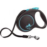 Flexi Povodac Black Design L Traka Plavi 5m