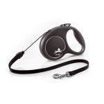 Flexi Povodac Black Design M Sajla Sivi 5m