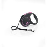 Flexi Povodac Black Design S Traka Rozi 5m