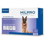 Virbac Milpro 12,5mg/125mg Tablete Protiv Unutrašnjih Parazita za Pse Preko 5kg