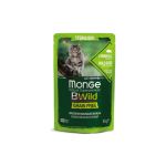 Monge BWild Cat Sterilised Divlji Vepar i Povrće Kesica 85g