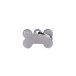 MyFamily Basic Privezak Za Graviranje Mala Siva Koska Aluminijum