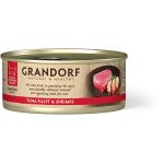 Grandorf Cat Grain Free Konzerva Fileti Tune & Škampi 70g