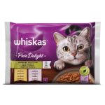 Whiskas Kesice Pure Delight Izbor Komadića Mesa 4x85g