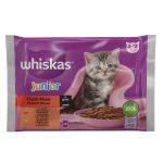 Whiskas Kesice Junior Klasični Obroci Izbor Mesa 4x85g