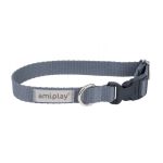 Amiplay Samba Ogrlica XS Siva 18-30cm x 1cm
