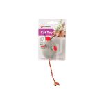 Flamingo Igračka za Mace Jerry Sivi Miš sa Zvoncem 7cm / 16cm