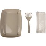 Flamingo Toalet Set za Mačiće Sivi 36,5x26,5x6,5cm