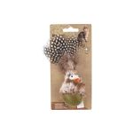 Flamingo Igračka za Mace Natura Delight Ptica sa Zvukom 11cm