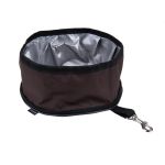 Amiplay Travel Tekstil Činija za Putovanje S/M Braon 19x9cm