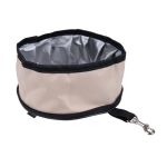 Amiplay Travel Tekstil Činija za Putovanje L/XL Bež 23x11cm