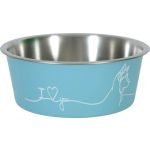 475497BLE Zolux Love Dog Činija od Nerđajućeg Čelika Plava R15cm / 750ml