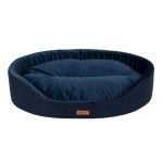 Amiplay Siena Ovalni Krevet M Tamno Plavi 52x44x14cm