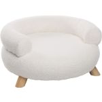 Flamingo Sofa Deteno Okrugla Bela 54x54x27cm