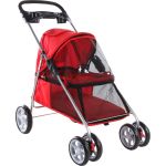 Flamingo Buggy Kolica Za Pse Damio Crvena 45x76x90,5cm