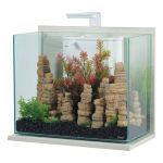307196 Zolux Idro 50 Akvarijum Set Ceruse Beli 53x30x51,5cm / 50L