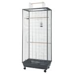 104239GRI Zolux Neolife Connect Volijera Siva XL 78x51,5x198cm