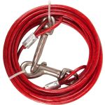 Flamingo Sajla za Vezivanje Plastificirana Crvena 3m / 4mm