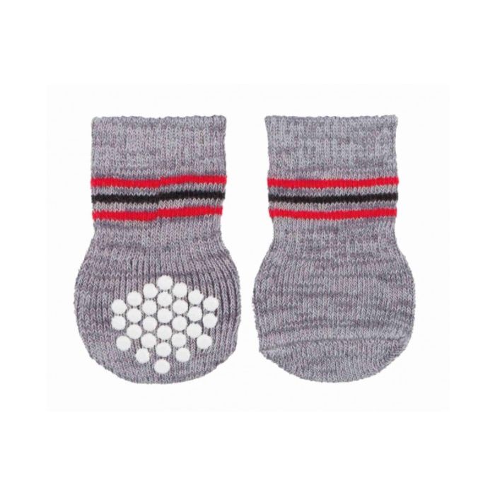 Trixie Čarapice Neklizajuće Sive L-XL