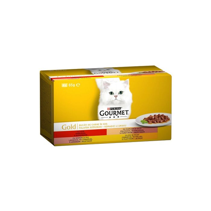 Gourmet Gold Multipack Chunks In Gravy 4x85g