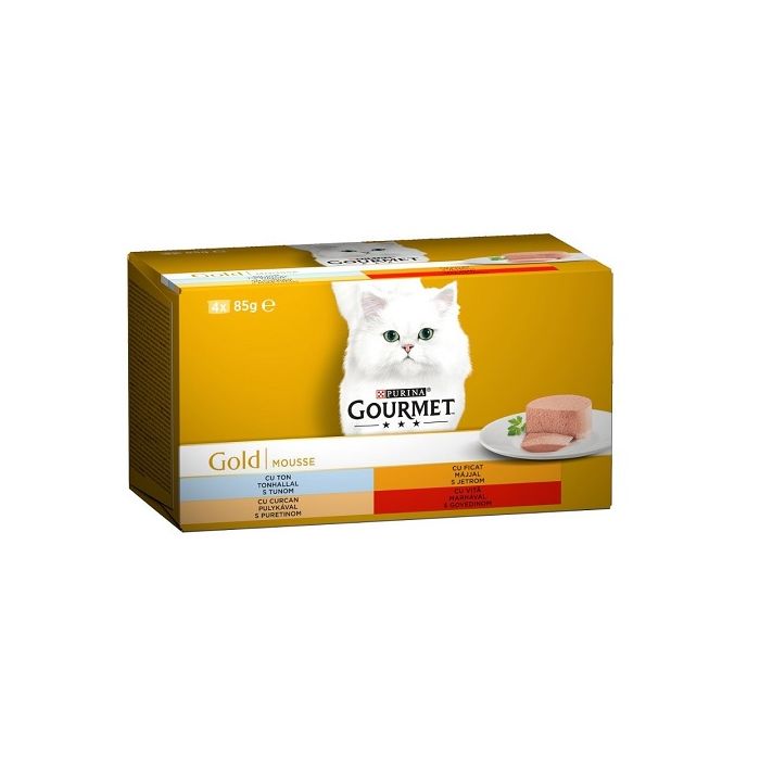 Gourmet Gold Multipack Mousse 4x85g