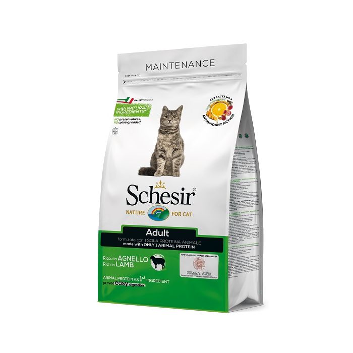 Schesir Dry Cat Adult Jagnjetina 1,5kg