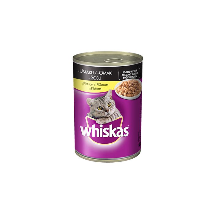 Whiskas Konzerva Piletina 400g