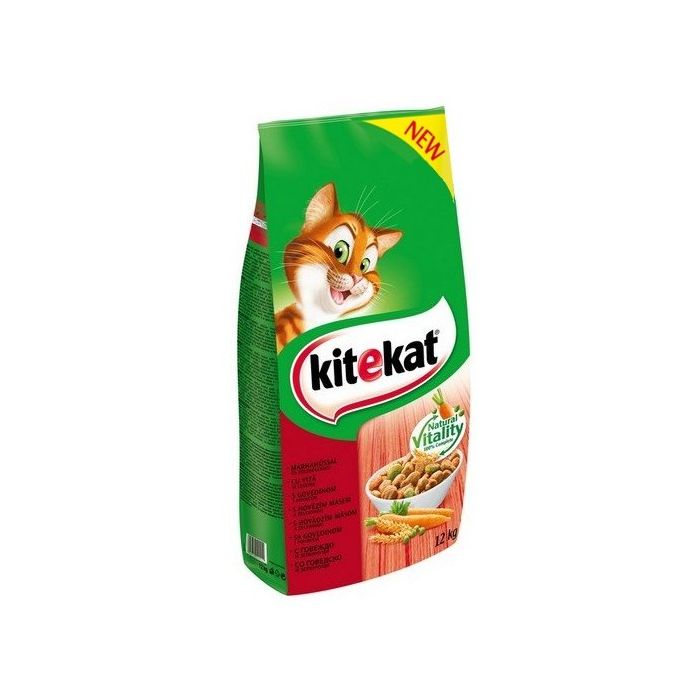 Kitekat Briketi Govedina i Povrće 12kg