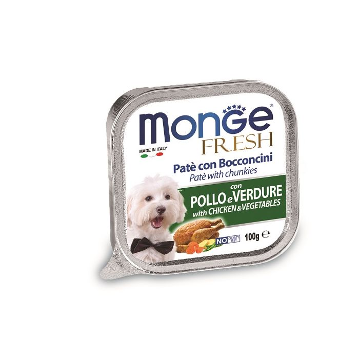 Monge Fresh Pate Piletina & Povrće 100g