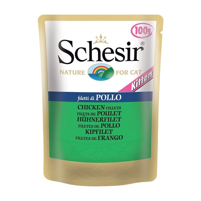 Schesir Kitten Preliv Piletina 100g