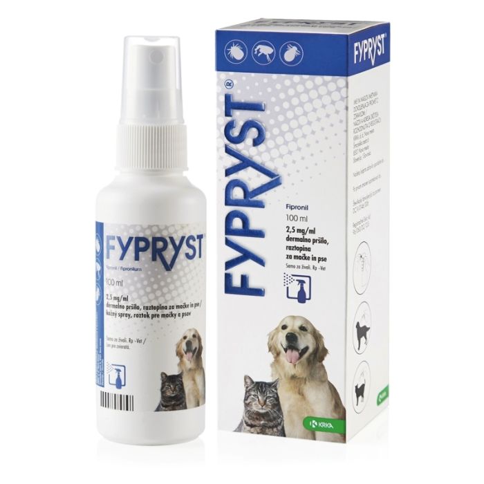 Fypryst 2,5mg/ml Sprej Protiv Spoljnih Parazita za Pse i Mačke 100ml