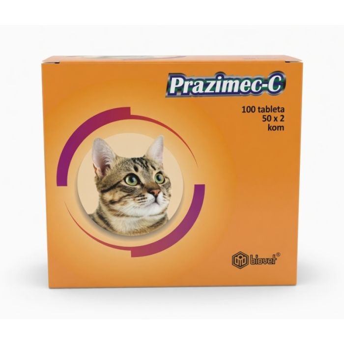 Prazimec C Tablete Protiv Parazita za Mačke 2kom.