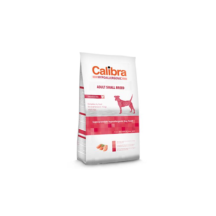 Calibra Dog Hypoallergenic Adult Small Breed / Piletina & Pirinač 2kg