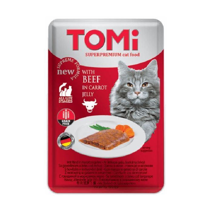 Tomi Mačka GF Govedina U Sosu Od Šargarepe 100g