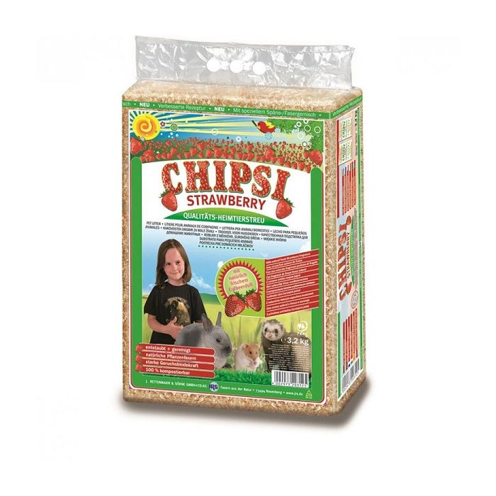 Chipsi Piljevina Strawberry 3,2kg