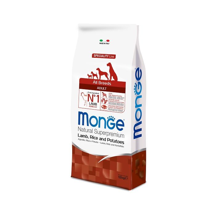 Monge All Breeds Adult Jagnjetina, Pirinač i Krompir 12kg
