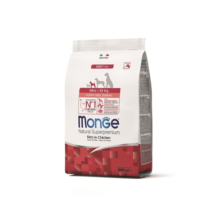 Monge Mini Puppy and Junior Piletina 800g