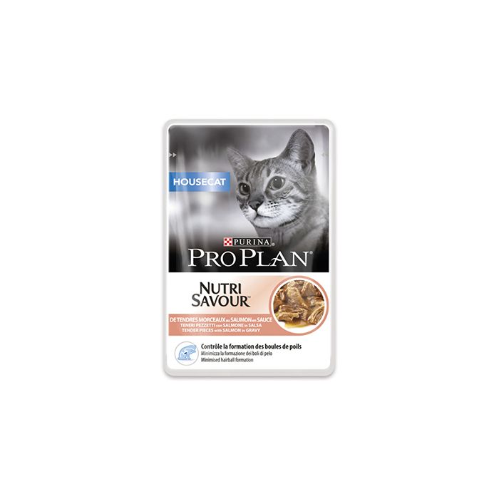 Pro Plan Nutri Savour Housecat Losos 85g