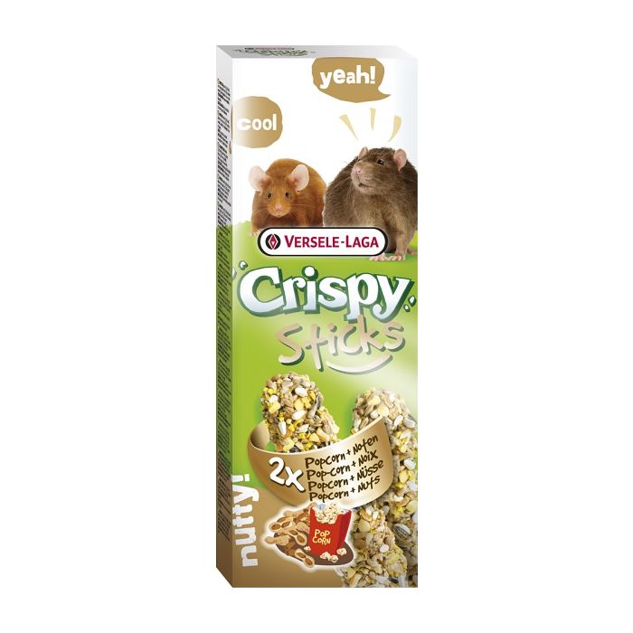 Versele-Laga Crispy Sticks Rats-Mice 2x Popcorn & Nuts 110g