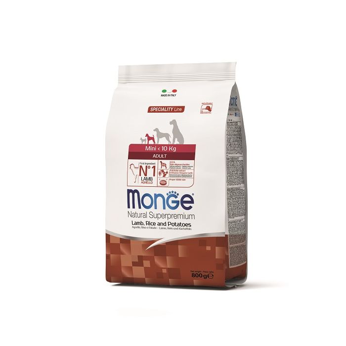 Monge Mini Adult Jagnjetina, Pirinač i Krompir 800g