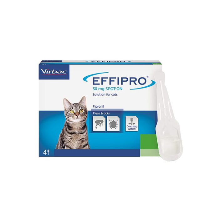 Virbac Effipro 50mg Spot-On Ampule Protiv Spoljnih Parazita za Mačke 1kom.