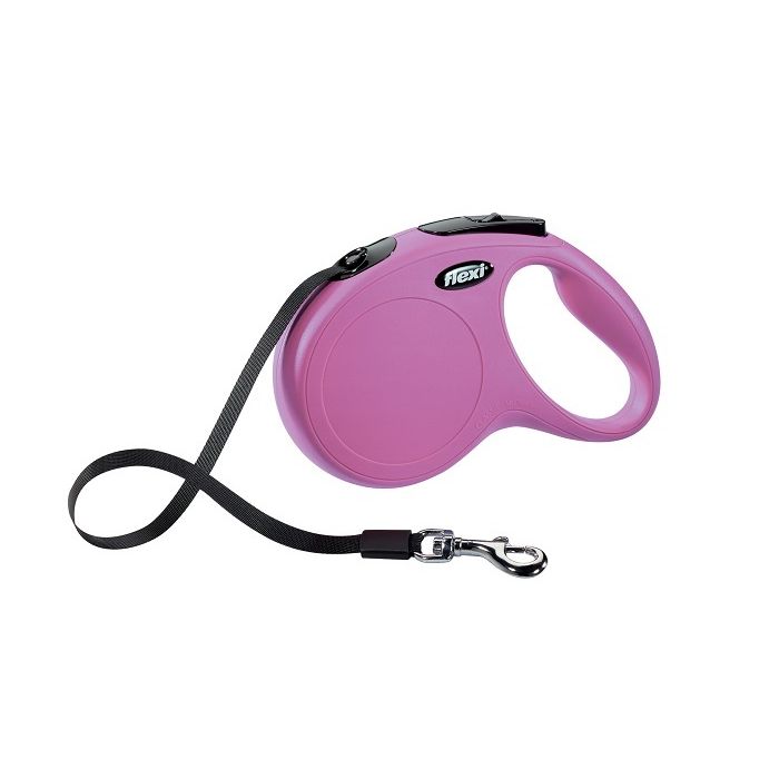 Flexi Povodac New Classic M Traka Pink 5m