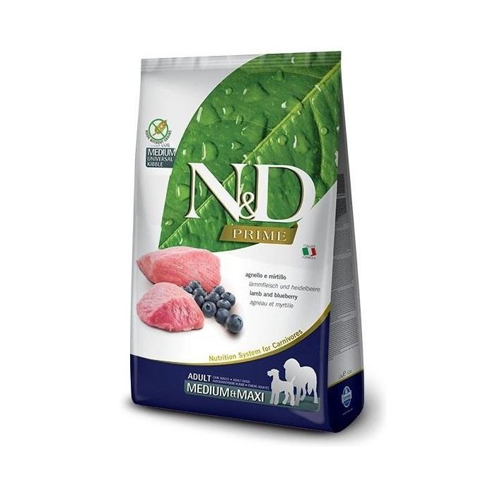 N&D Prime Medium&Maxi Lamb&Blueberry 12kg
