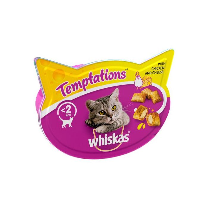 Whiskas Temptations Piletina i Sir 60g