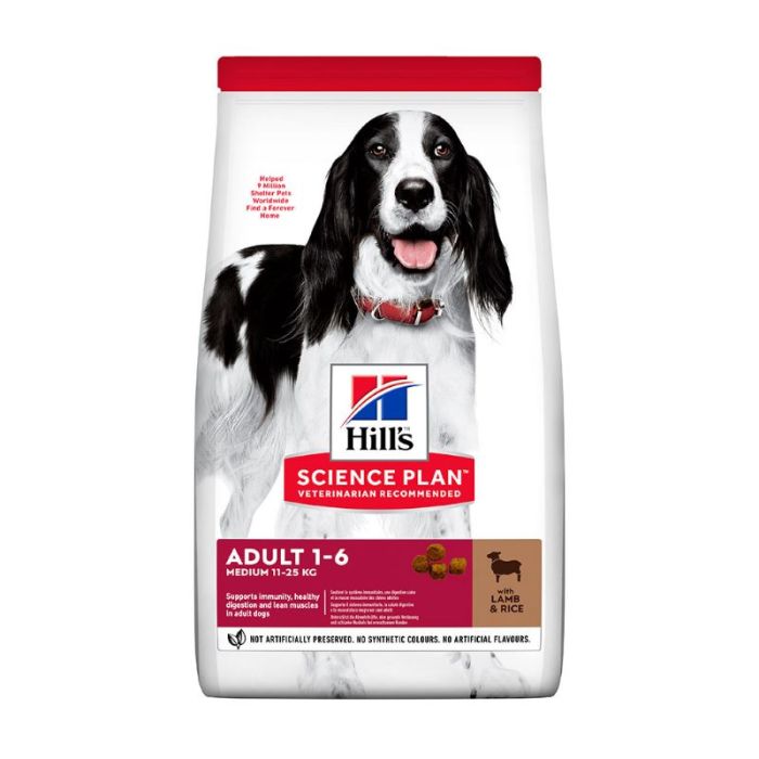 Hill's  Adult  Medium Jagnjetina i Pirinač 14kg